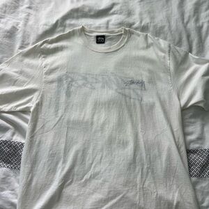 Stussy Cream Graphic Tee